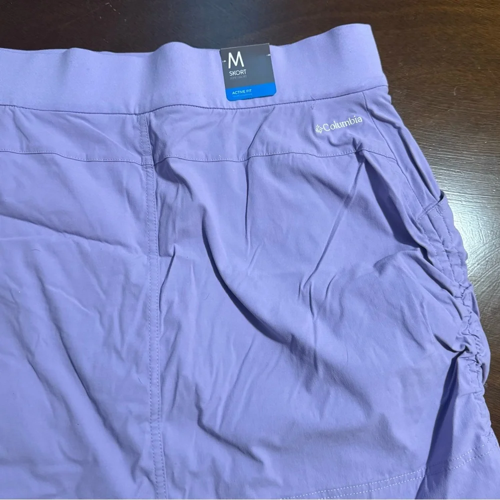 Columbia Light Purple adjustable sides Skort. NWT size M - Picture 8 of 9